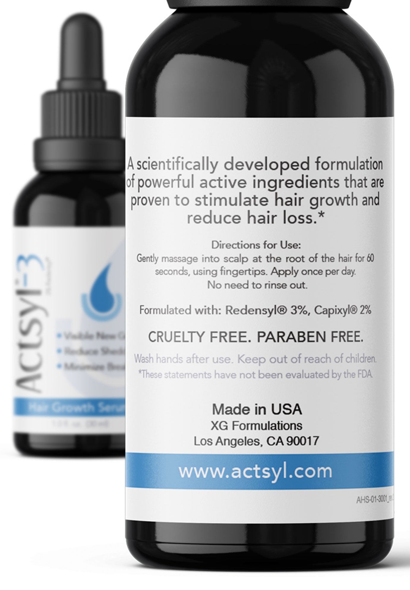 Actsyl-3 Hair Growth Serum - Bundle 3 Pack Hair Care, , alternate image number 3