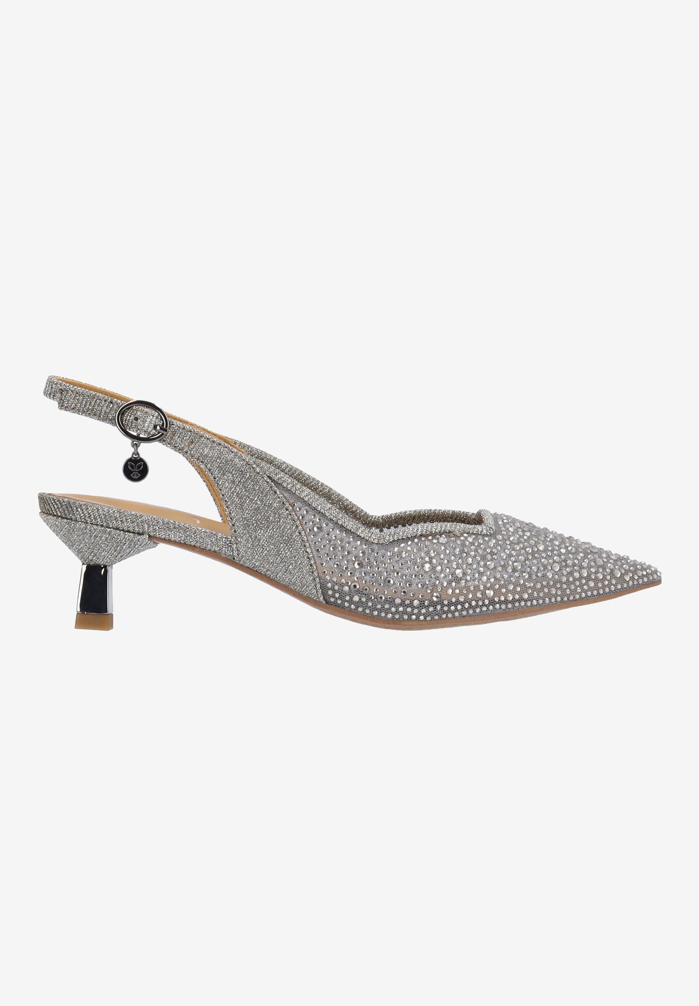 Aleksa Slingback Pump, PEWTER, alternate image number 3