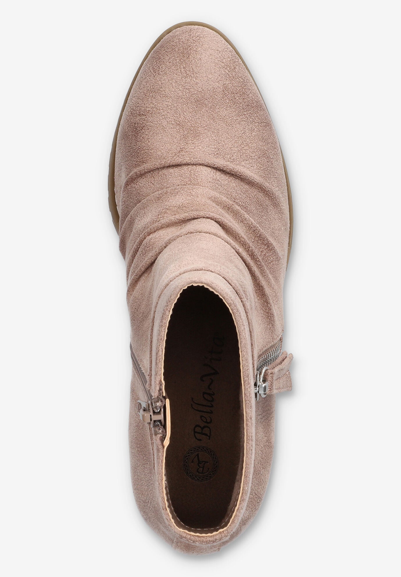 Janita Block Heel Ankle Boot, TAUPE, alternate image number 6