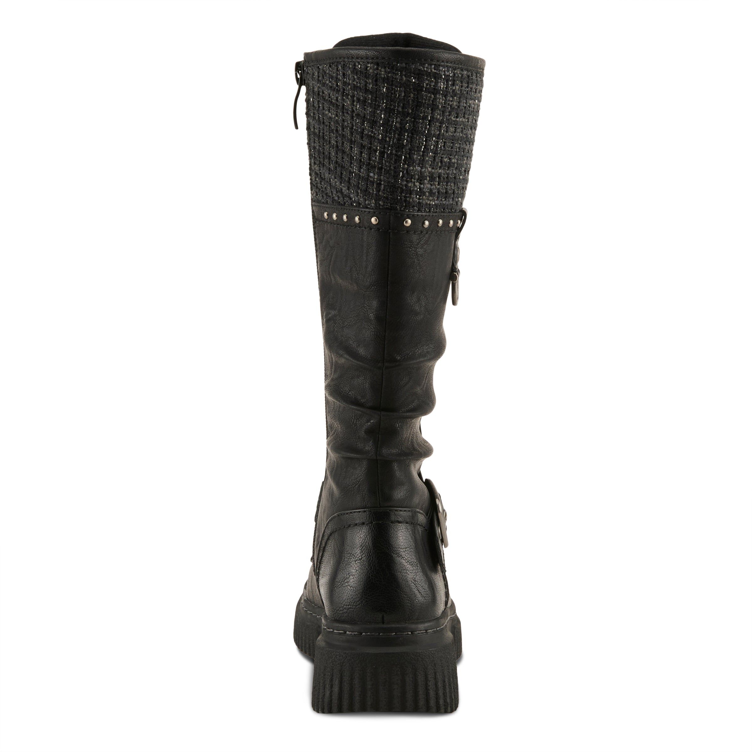 Nedat Mid-Shaft Boot, BLACK, alternate image number 4