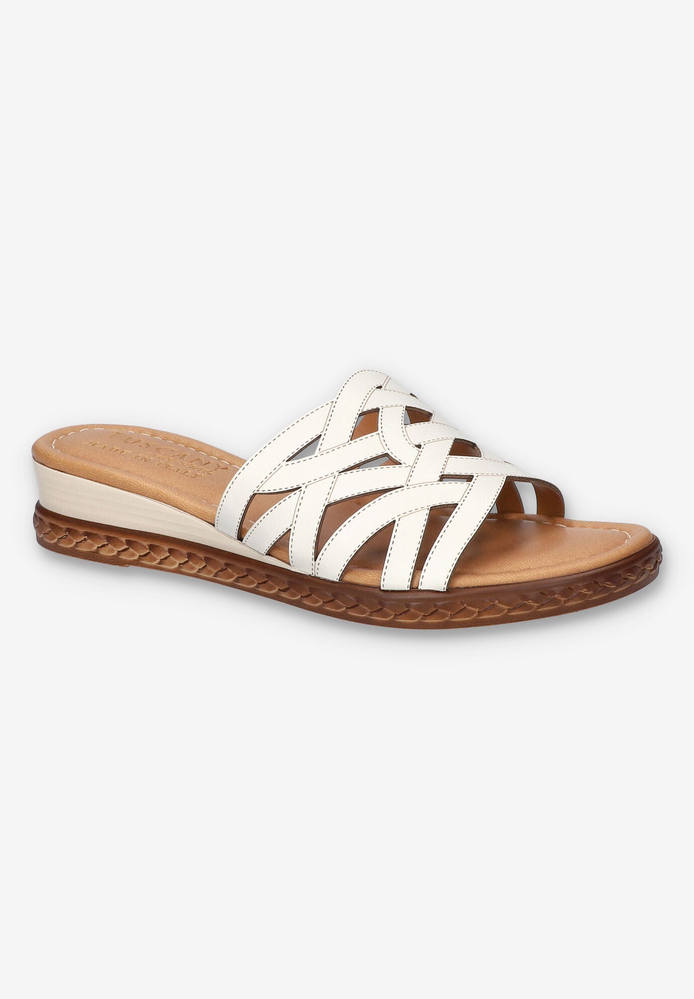 Edda Wedge Sandal, WHITE, hi-res image number 0