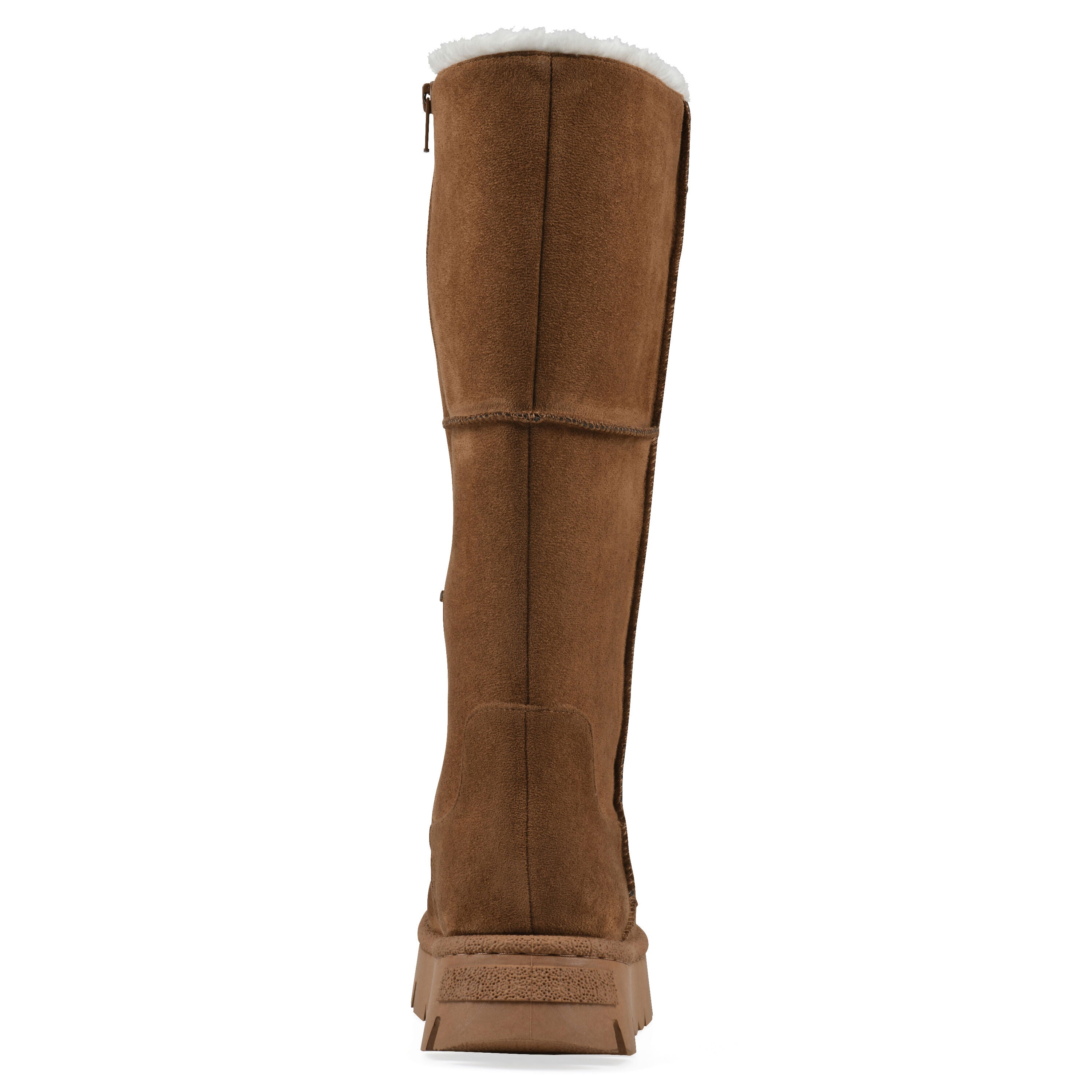 Tru Faux Fur Tall Shaft Boot, CHESTNUT, on-hover image number 1