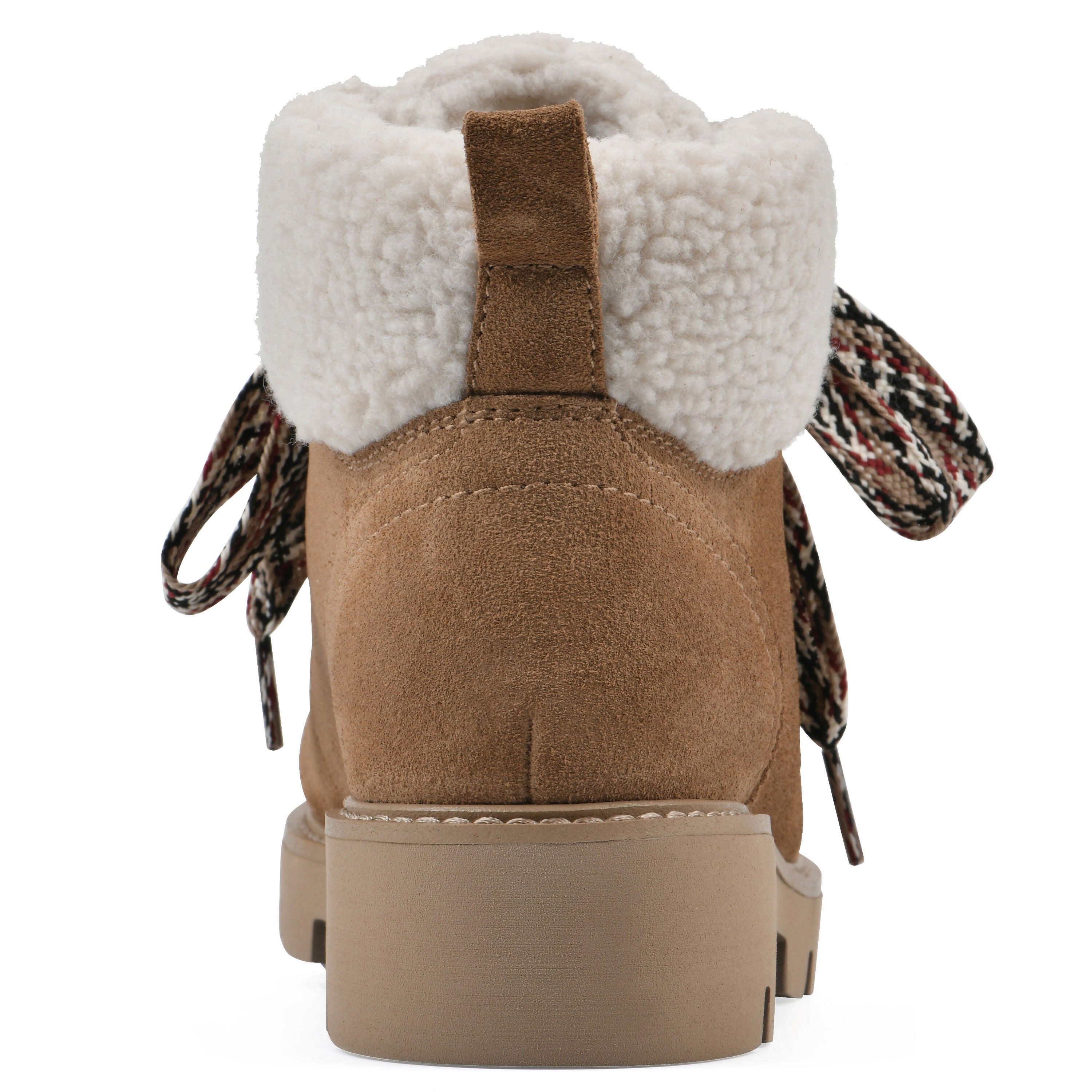 Gloving Faux Fur Hiker Bootie, CHESTNUT SUEDE, on-hover image number 1