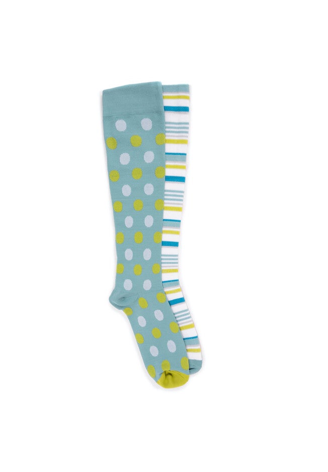 2 Pair Pack Compression Socks, OCEAN BREEZE, hi-res image number null