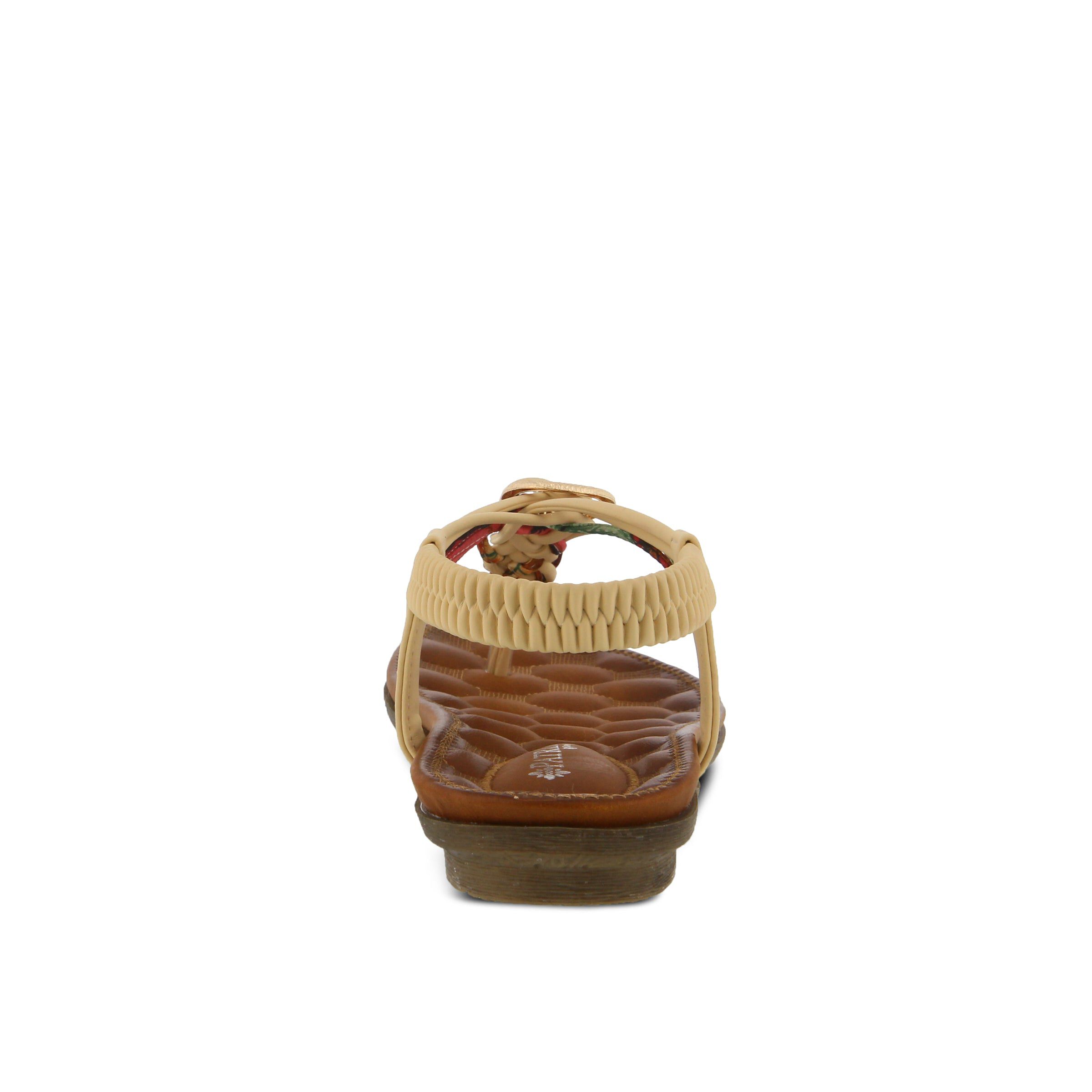 Gadelina T-Strap Thong Sandal, BEIGE, on-hover image number 1