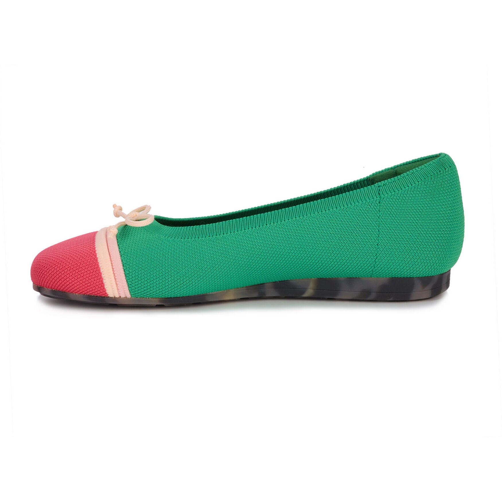 Noelle Knit Flat, GREEN MULTI KNIT, alternate image number 3