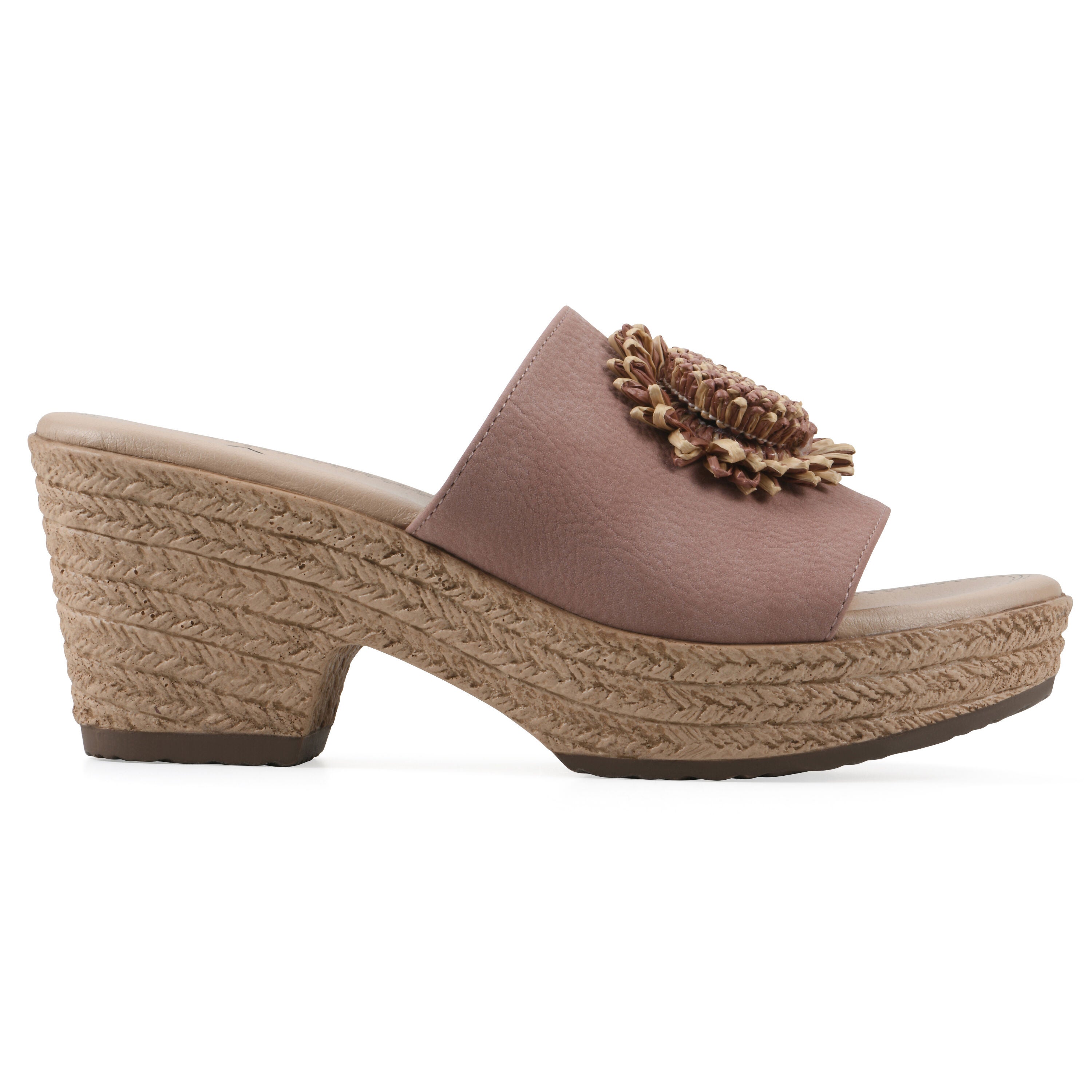 Birkley Wedge Sandal, ROSE TUMBLED NUBUCK, alternate image number 2