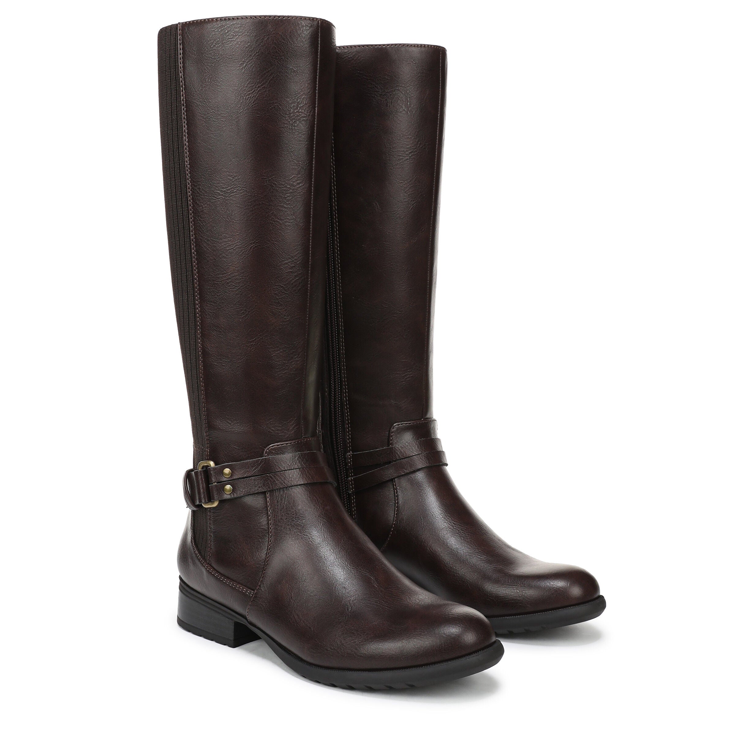 X-Anita Knee High Boot, DARK BROWN, alternate image number 2