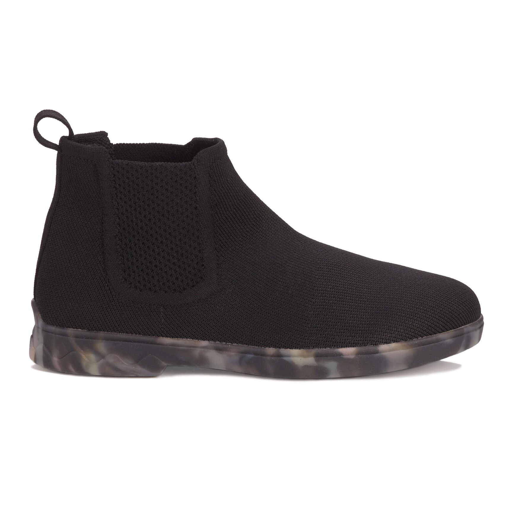 Grady Pull-On Stretch Bootie, BLACK, alternate image number 2