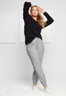 French Terry Jogger, MEDIUM HEATHER GREY, hi-res image number null