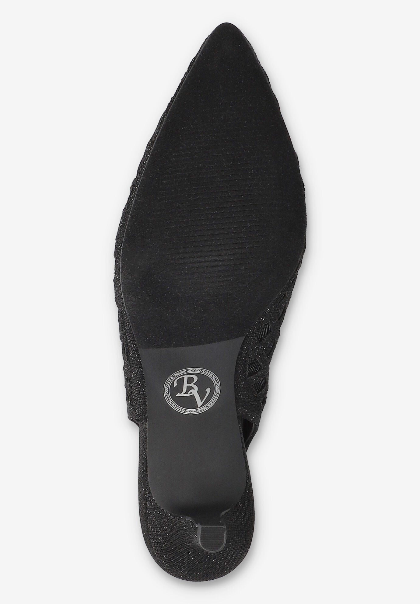 Noel Slingback Pump, BLACK GLITTER, alternate image number 5