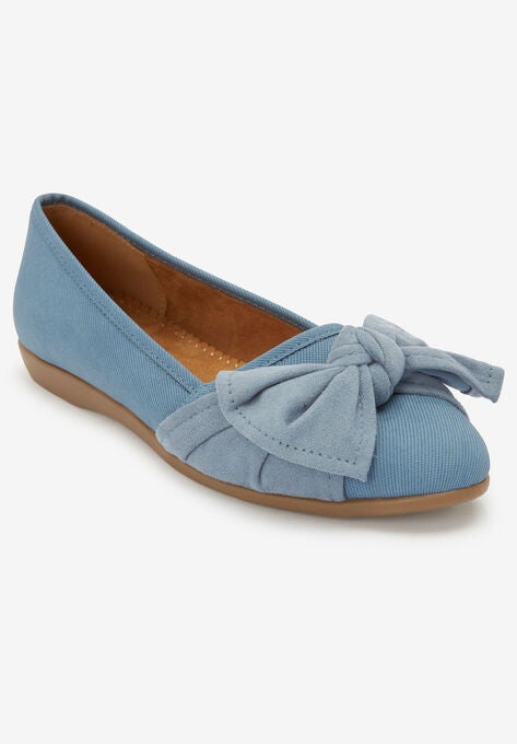 The Macie Flat By Comfortview Plus Size Shoes Ellos