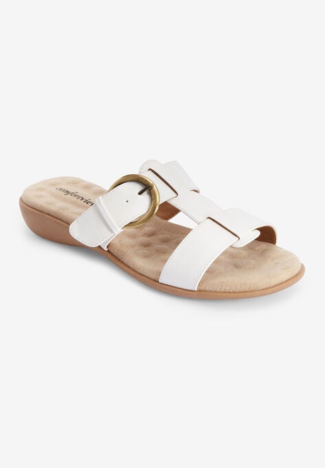 The Dawn Sandal By Comfortview, WHITE, hi-res image number null