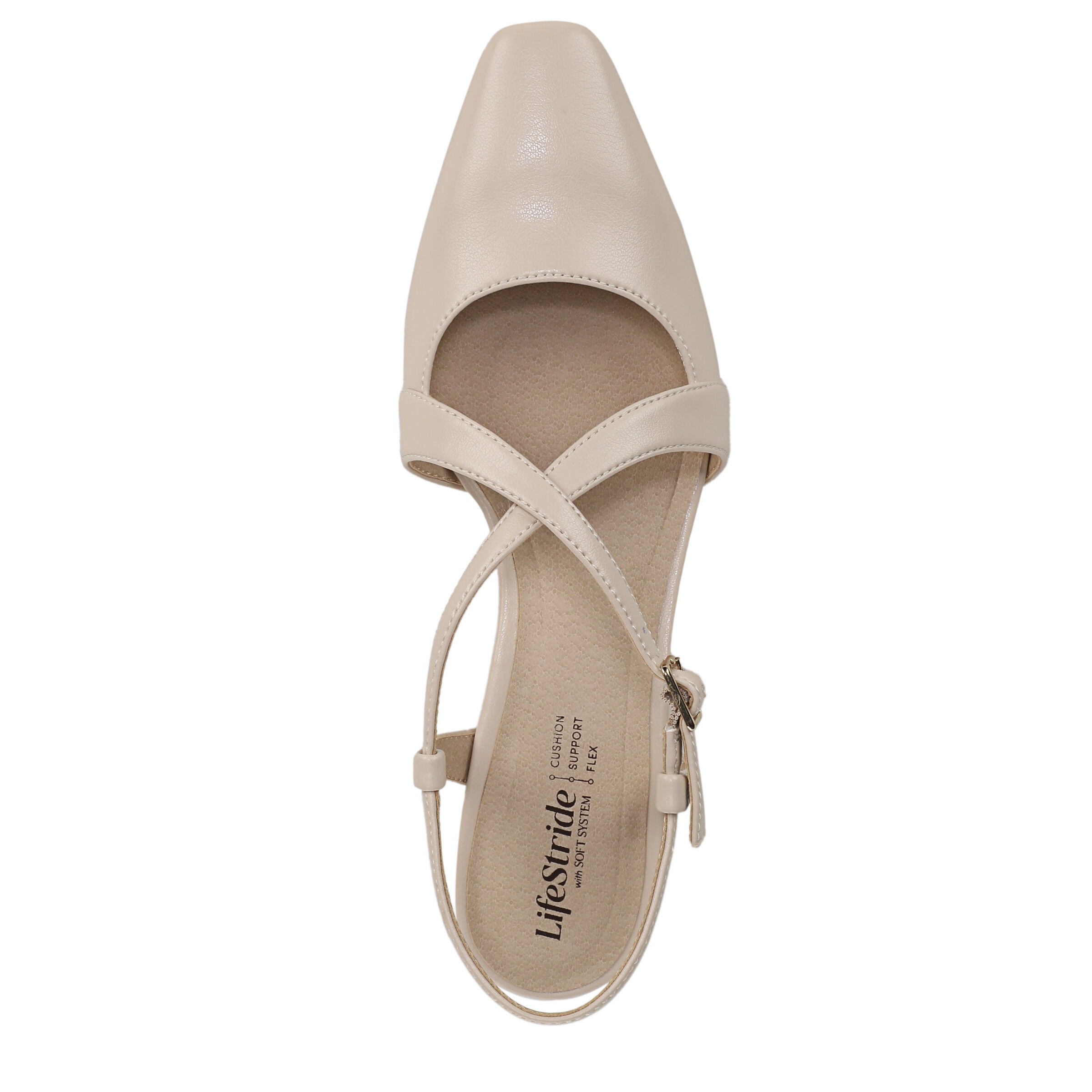 Lavina Slingback Pump, SEASHELL BEIGE, alternate image number 6