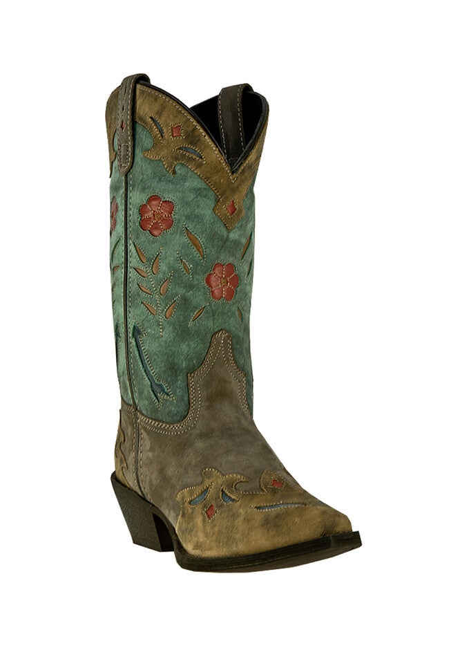 Miss Kate Cowboy Boots by Laredo, BROWN TEAL, hi-res image number null