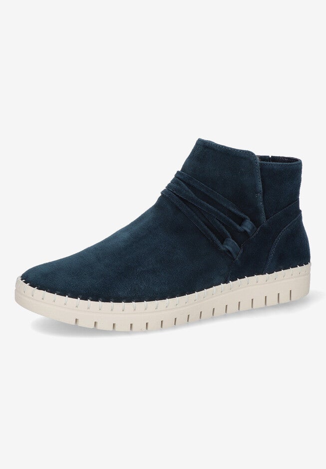 Falynn Bootie, NAVY SUEDE LEATHER, hi-res image number null