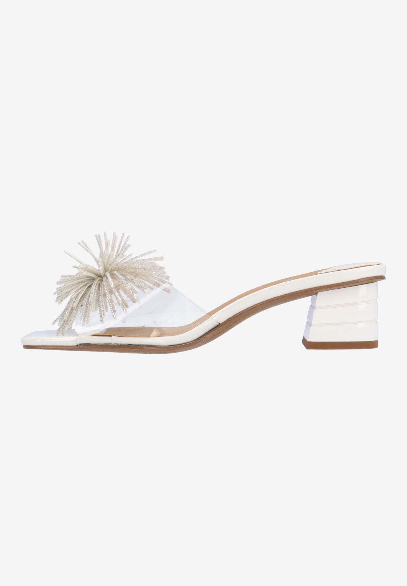 Ozara Slip-On Sandal, CLEAR WHITE, alternate image number 5