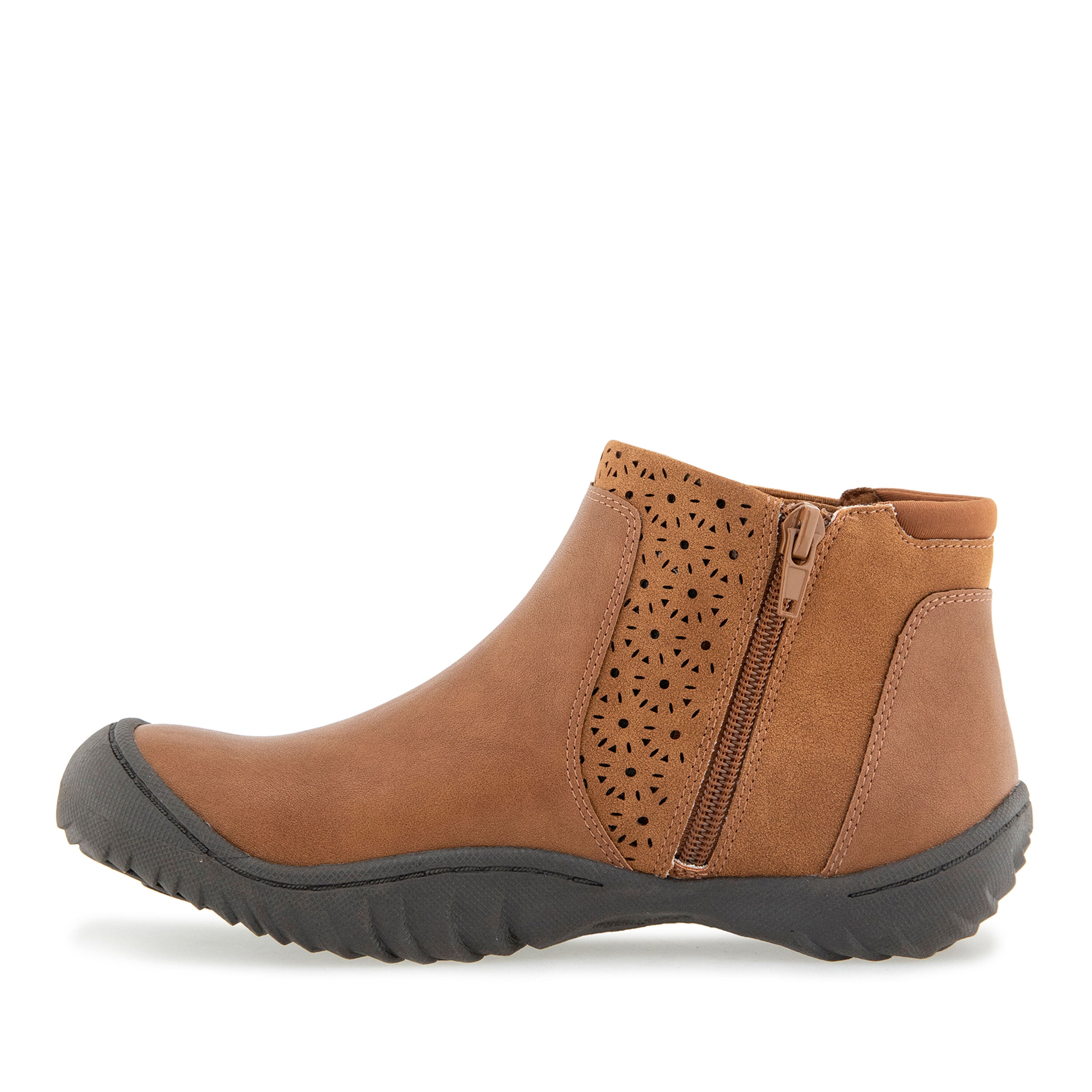 Jemma Water Resistant Casual Boot, WHISKEY, alternate image number 3