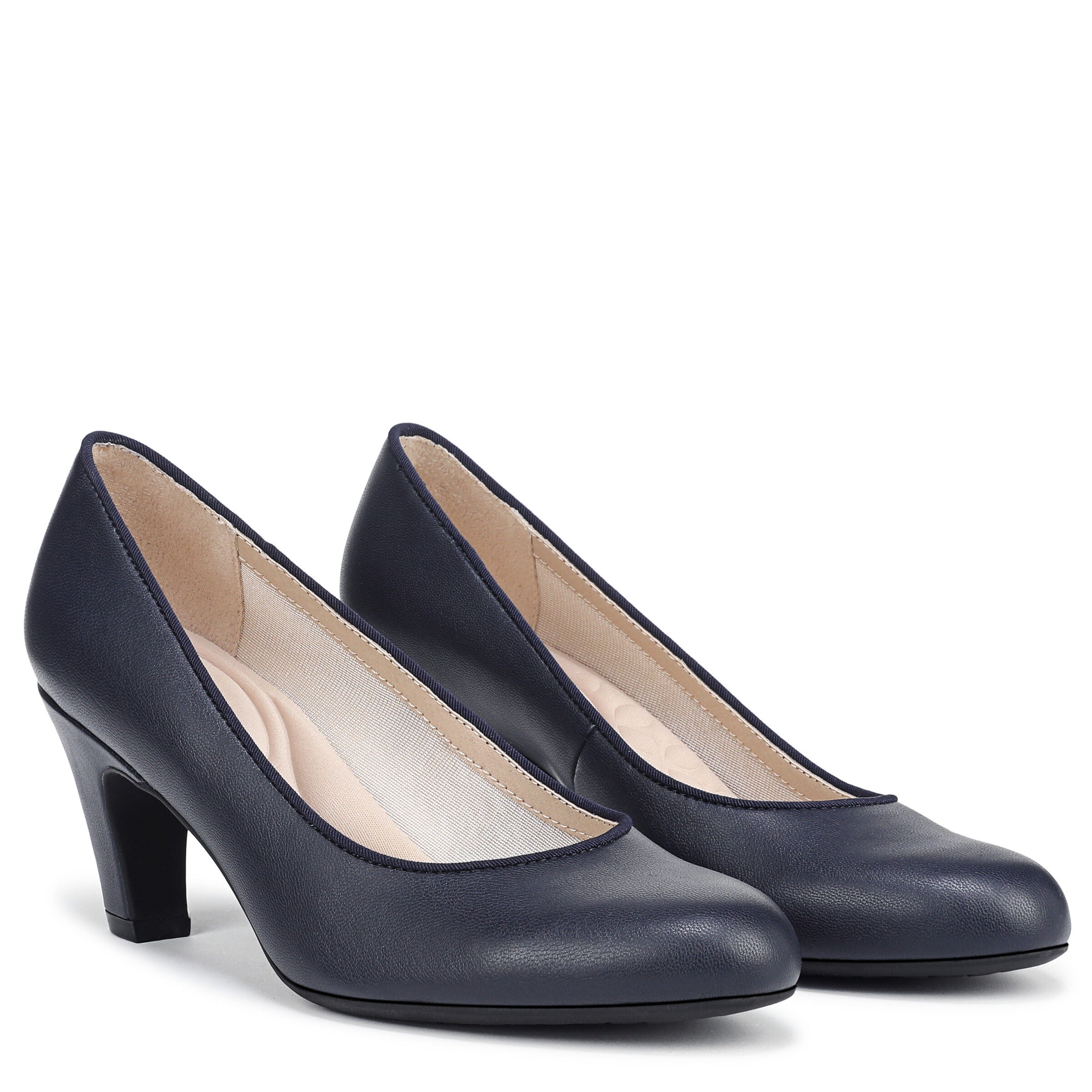 Parigi Plus Pump, LUX NAVY LEATHER, alternate image number 2