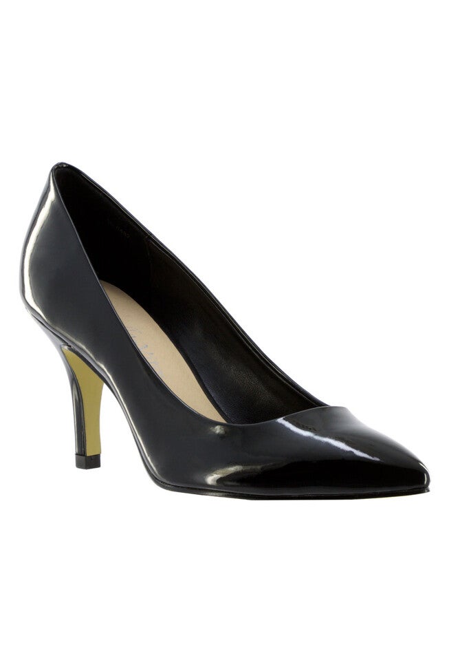 Define II Pumps by Bella Vita®, BLACK PATENT, hi-res image number 0