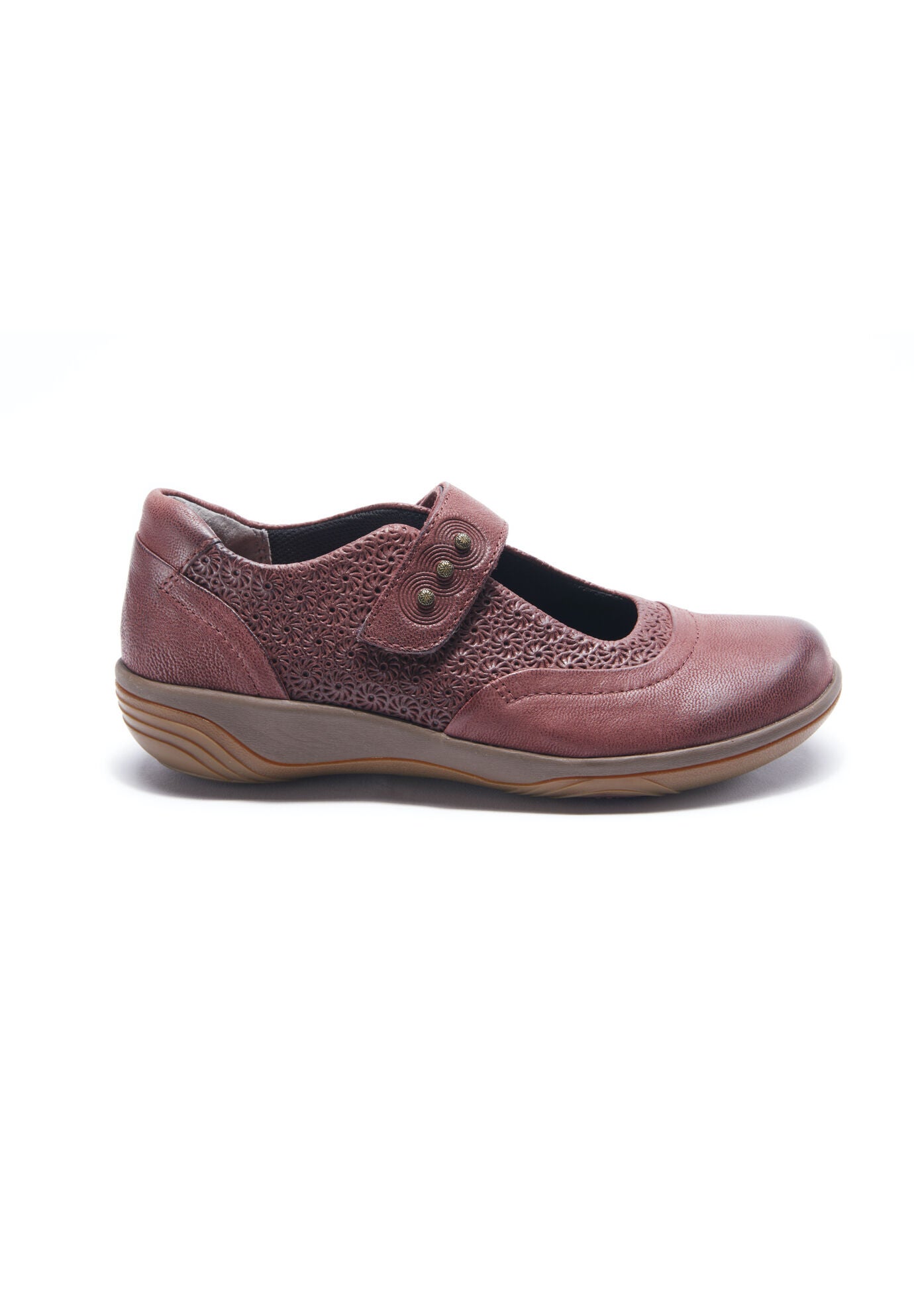 Aloe Mary Jane Flat, DARK CHERRY, hi-res image number 0
