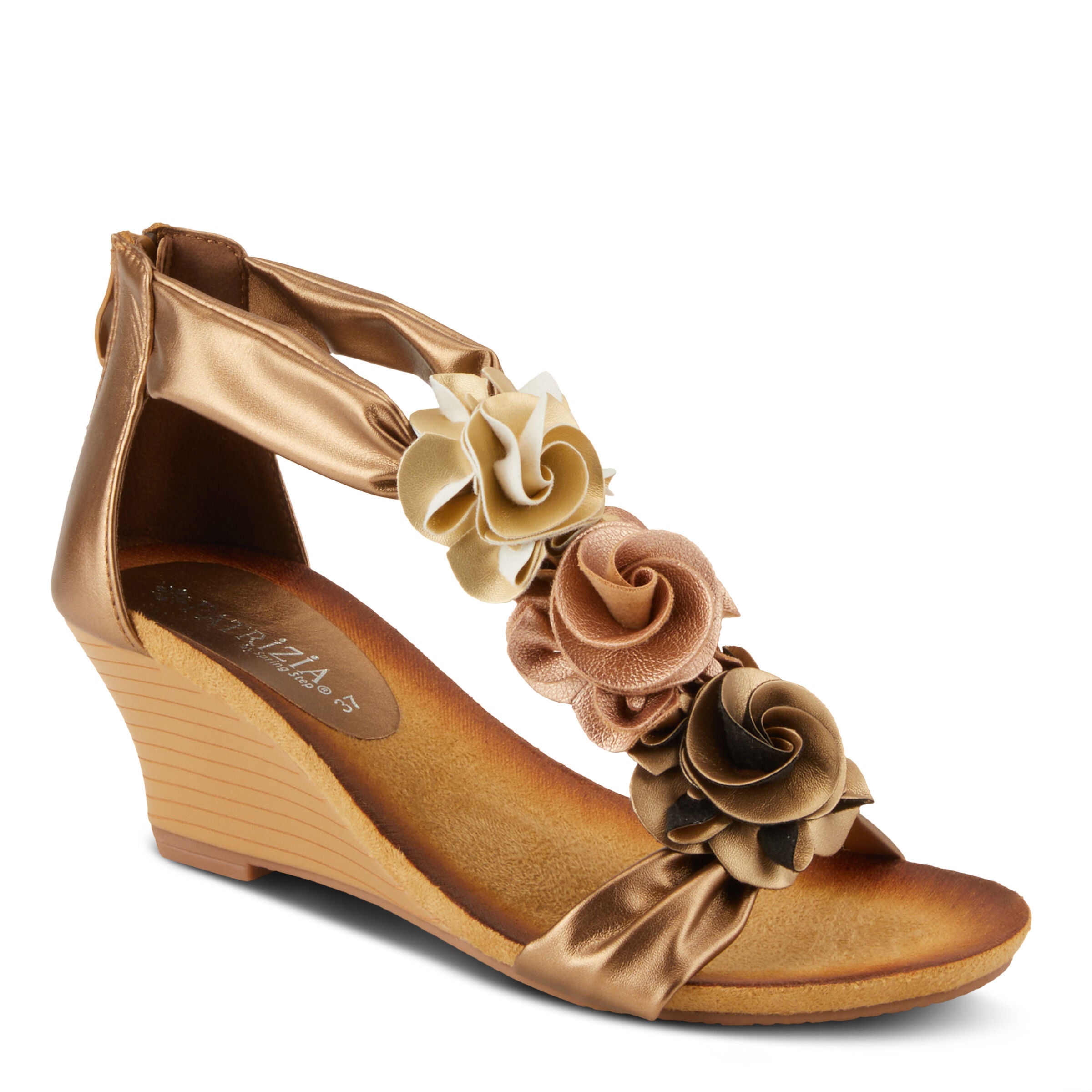 Harlequin T-Strap Sandal, GOLD, hi-res image number 0