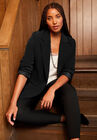 Classic Boyfriend Blazer, BLACK, hi-res image number null