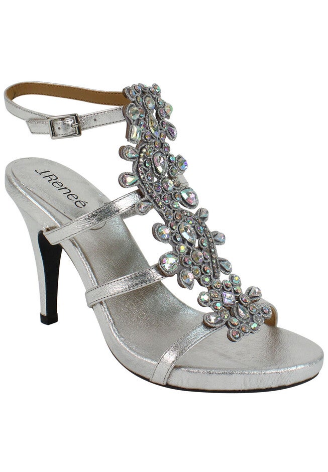 Evadine Sandal , SILVER METALLIC, hi-res image number 0