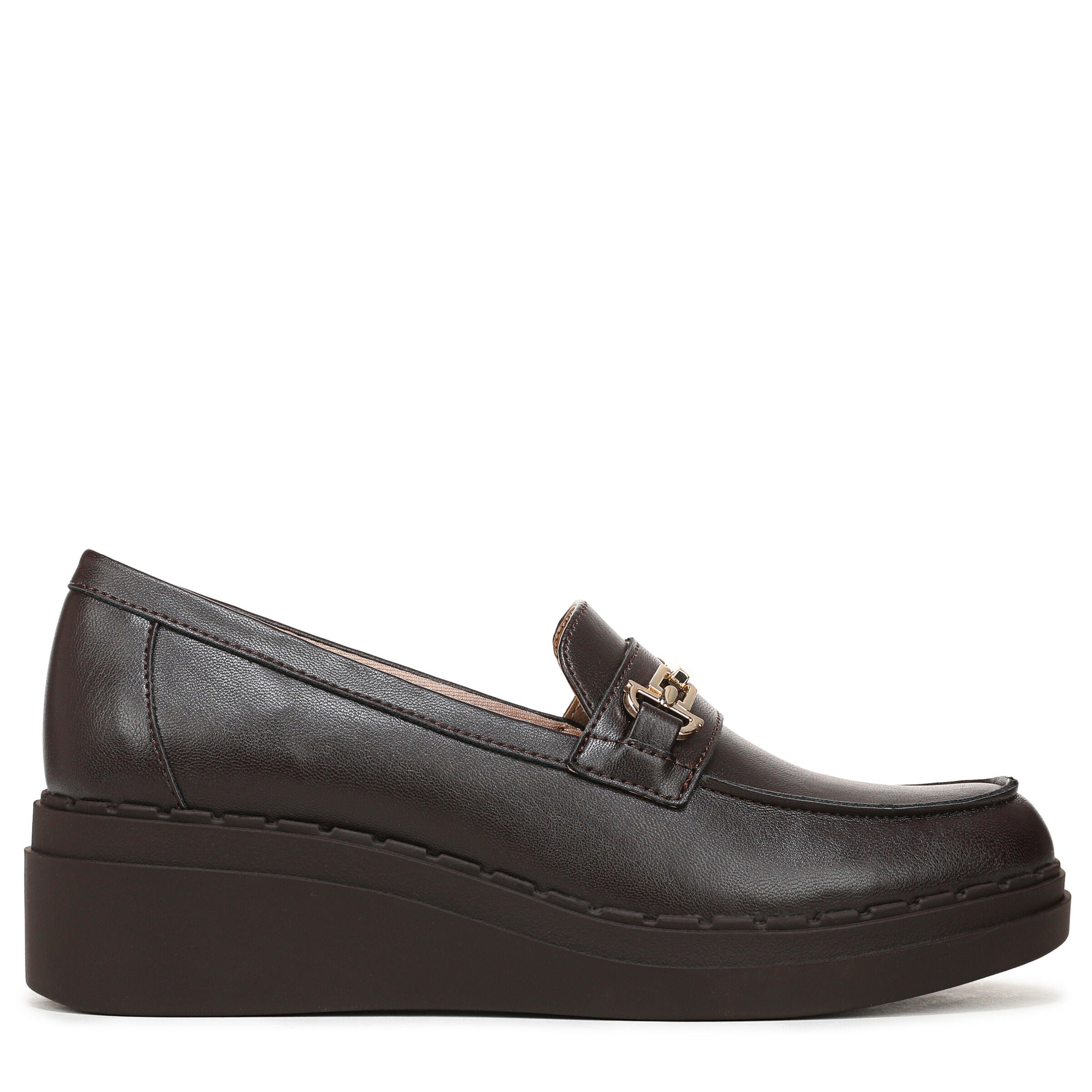 Dolce Bit Wedge Loafer, DARK CHOCOLATE, alternate image number 3