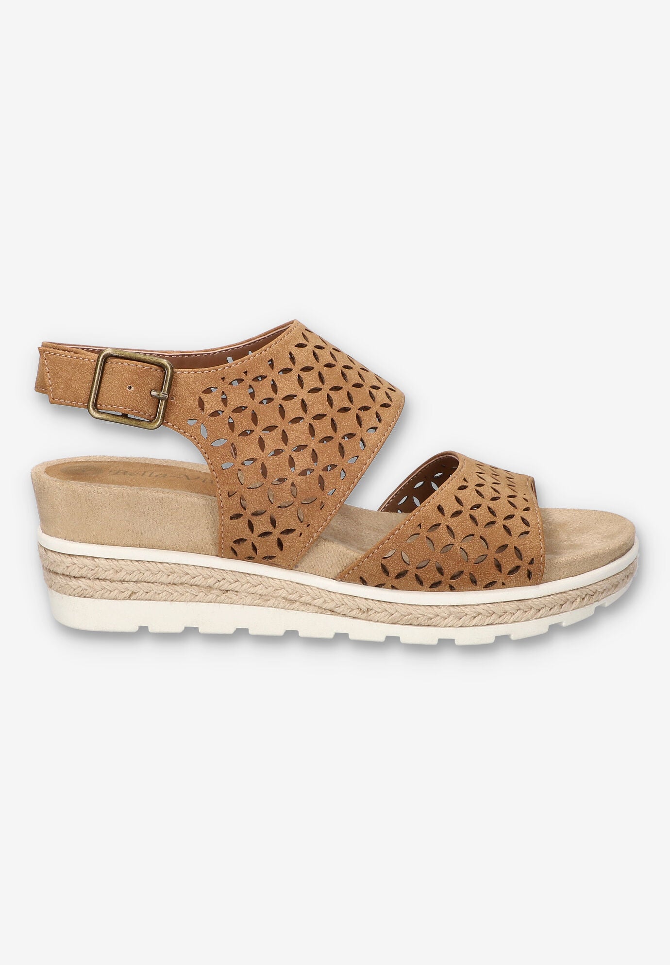 Inaya Wedge Sandal, TAN, alternate image number 2