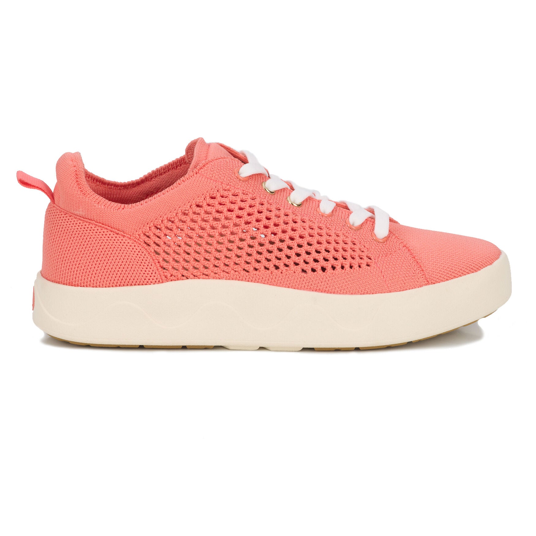 Sunnie Knit and Mesh Sneaker, CORAL, alternate image number 3