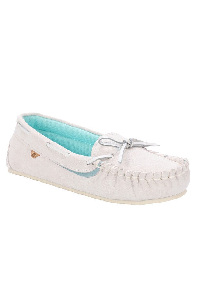 Selena Moc Slippers, PALE GREY, hi-res image number 0