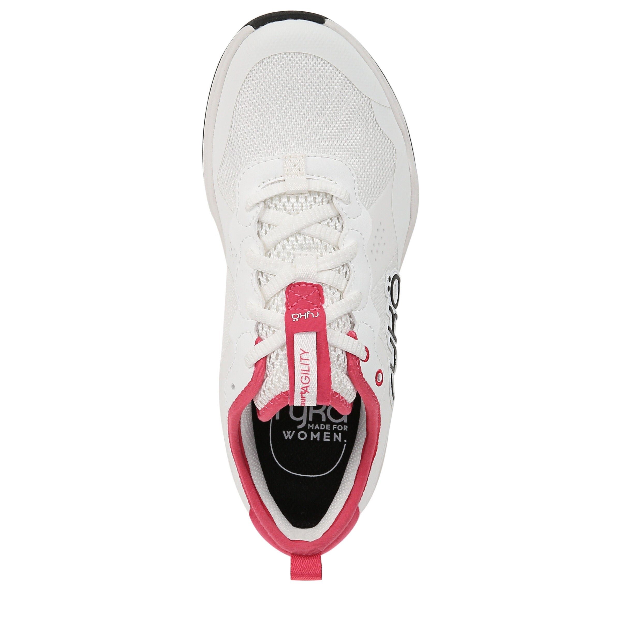 Court Agility Sneaker, WHITE, alternate image number 6