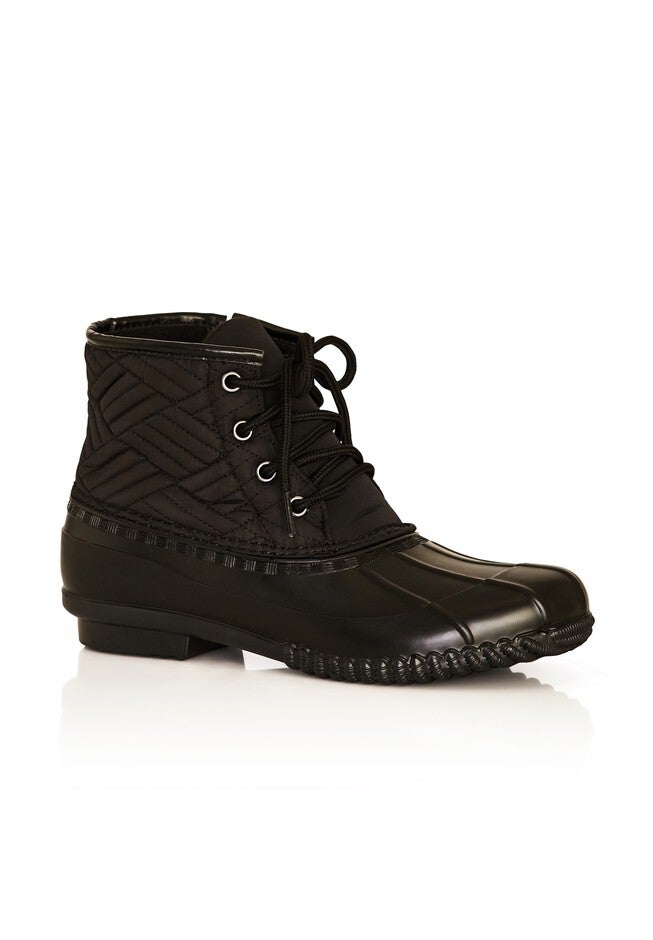 Mona Quilted Weather Boot, BLACK, on-hover image number null