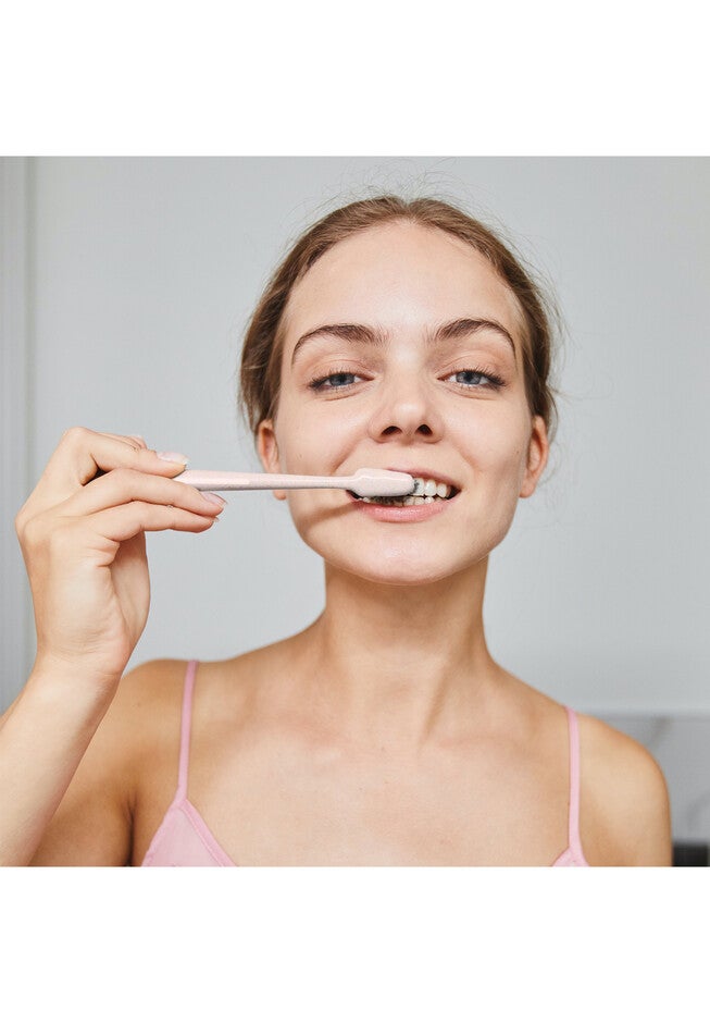 Natural Radiance Combo: Activated Coconut Charcoal Powder Natural Teeth Whitener + 100% Eco-Friendly Cedarwood Toothbrushes (6 Pack), , on-hover image number 1