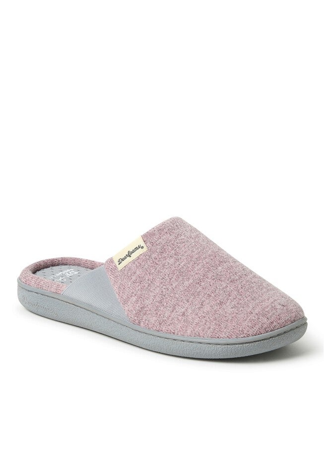 Dearfoam Stephanie Knit Closed Toe Scuff, PINK, hi-res image number 0