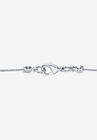 Simulated Black Onyx And Pearl Silvertone Beaded Multi-Strand Necklace 70", , on-hover image number null
