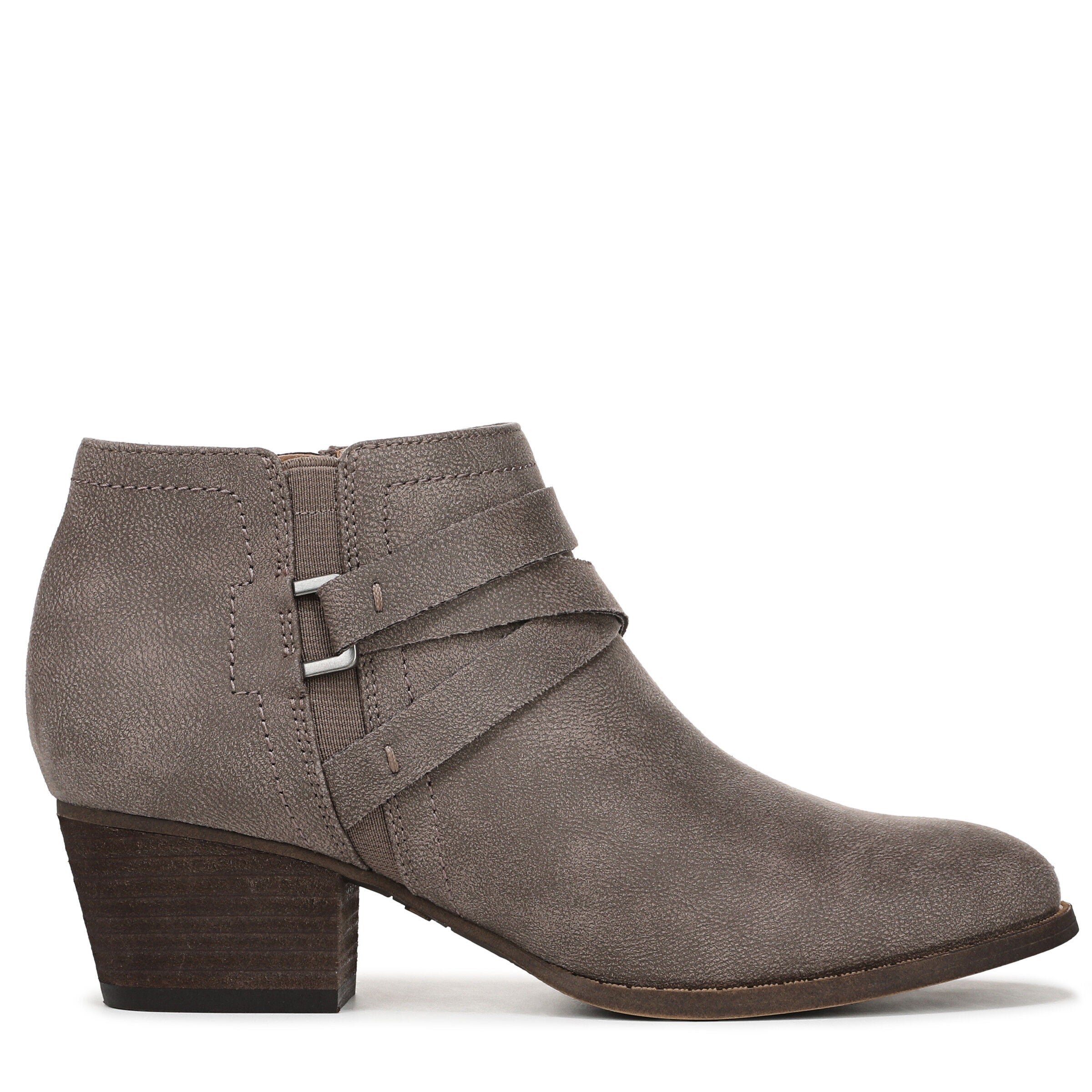 Bryce Ankle Bootie, ASH GREY LEATHER, alternate image number 3