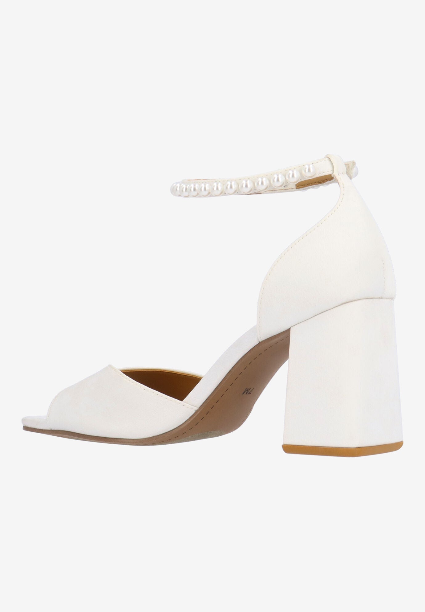 Nerida Ankle Strap Sandal, WHITE, alternate image number 5