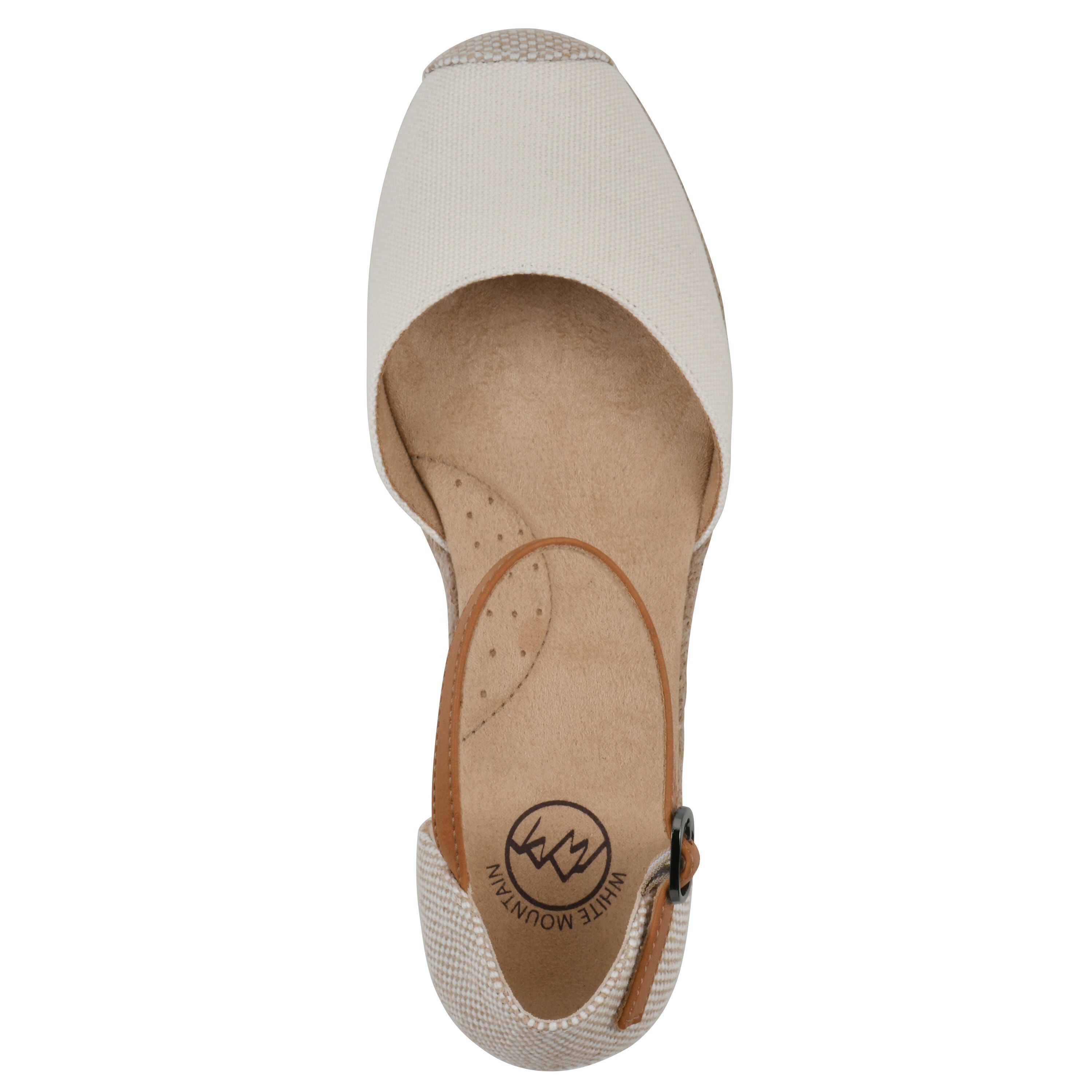 Maize Espadrille Wedge Sandal, NATURAL FABRIC, alternate image number 4