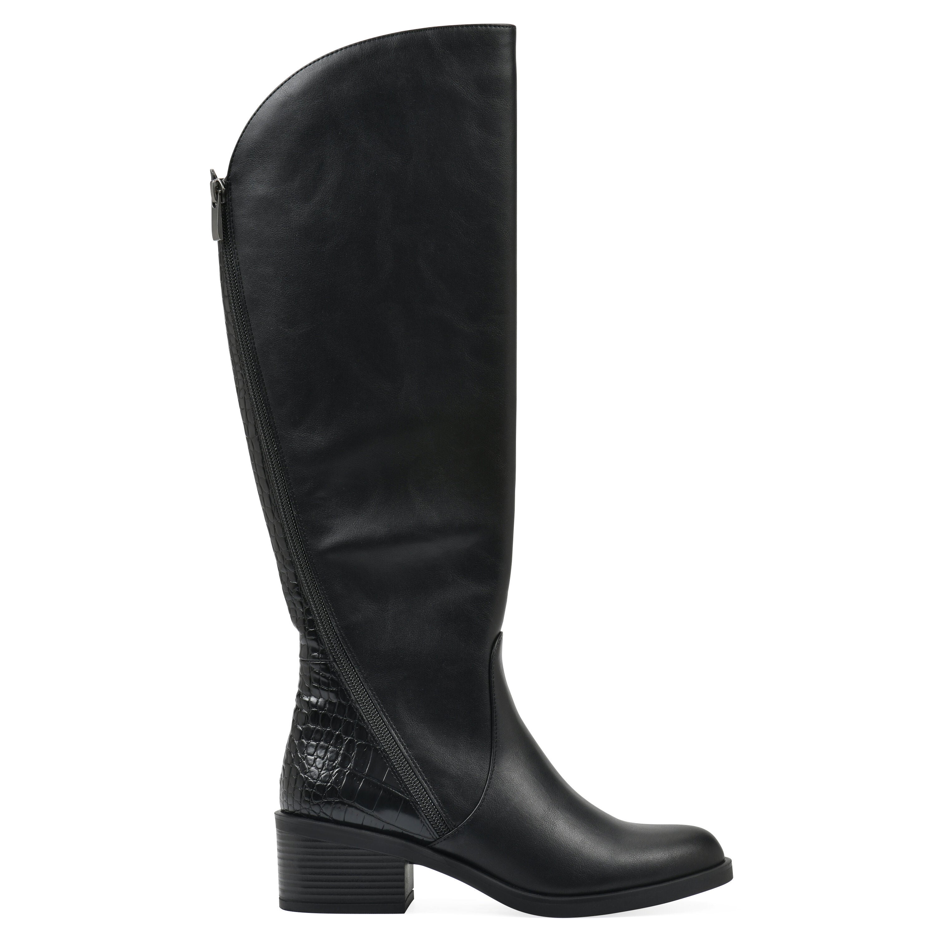 Cushaw Wide Calf Tall Shaft Boot, BLACK, alternate image number 2