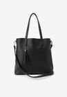 Multi-Strap Tote Bag, BLACK, hi-res image number null