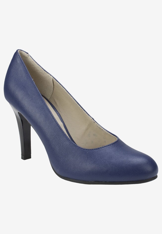 Coline Pump , NAVY SMOOTH, hi-res image number null