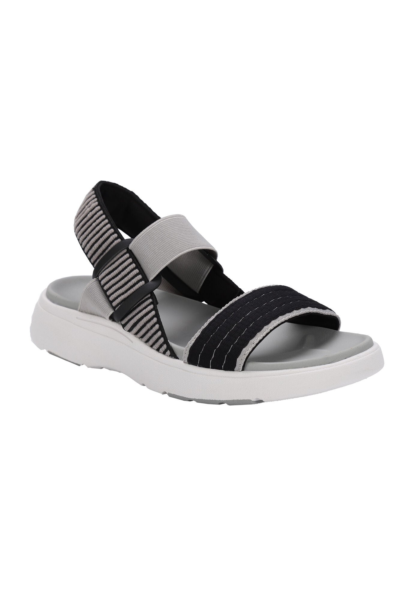 Summer Casual Sandal, CHARCOAL BLACK, hi-res image number 0