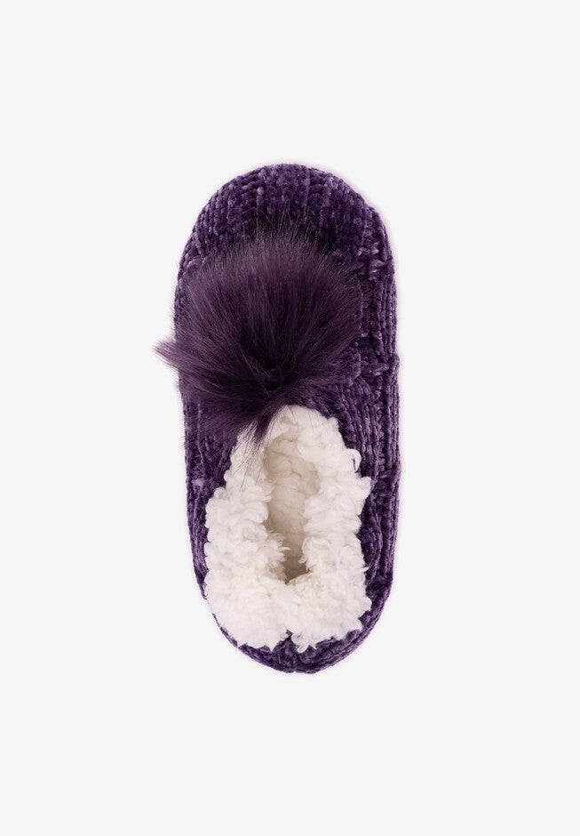 Chenille Ballerina Slipper, , alternate image number null
