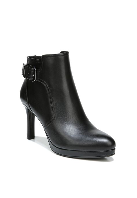 Tatum Bootie , BLACK LEATHER, hi-res image number null