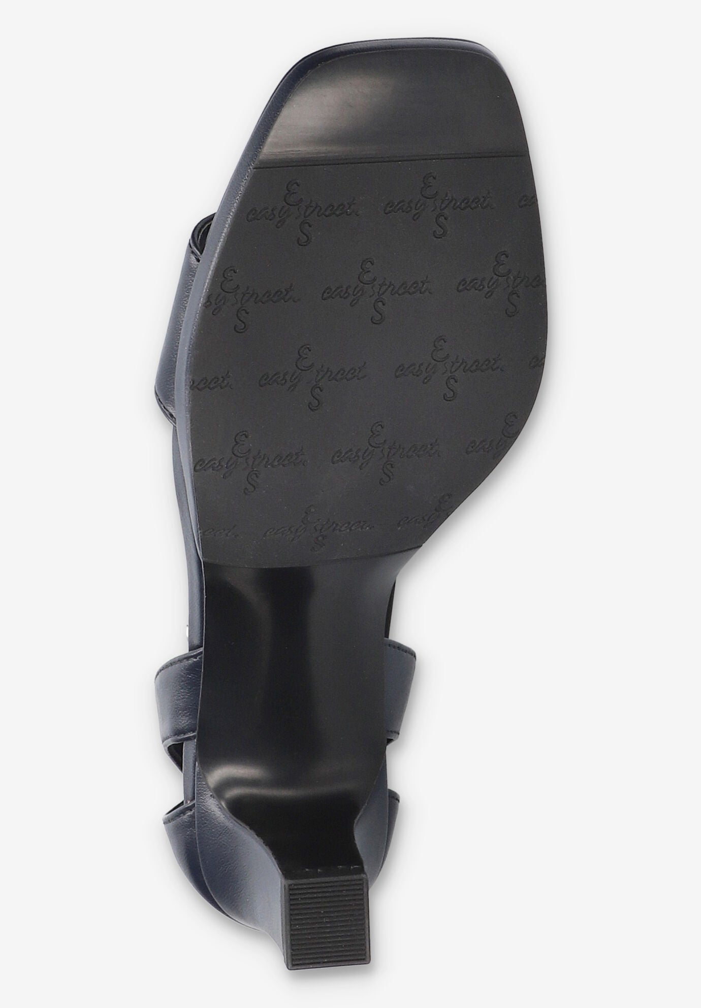 Ro Square Toe Heeled Sandal, NAVY, alternate image number 5