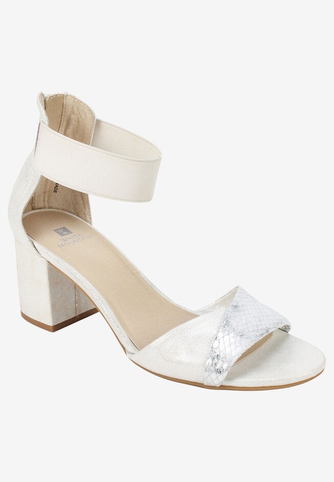Evie Sandal, SILVER FABRIC, hi-res image number 0