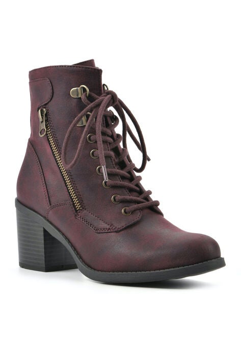 Dorian Bootie , BORDO FABRIC, hi-res image number null