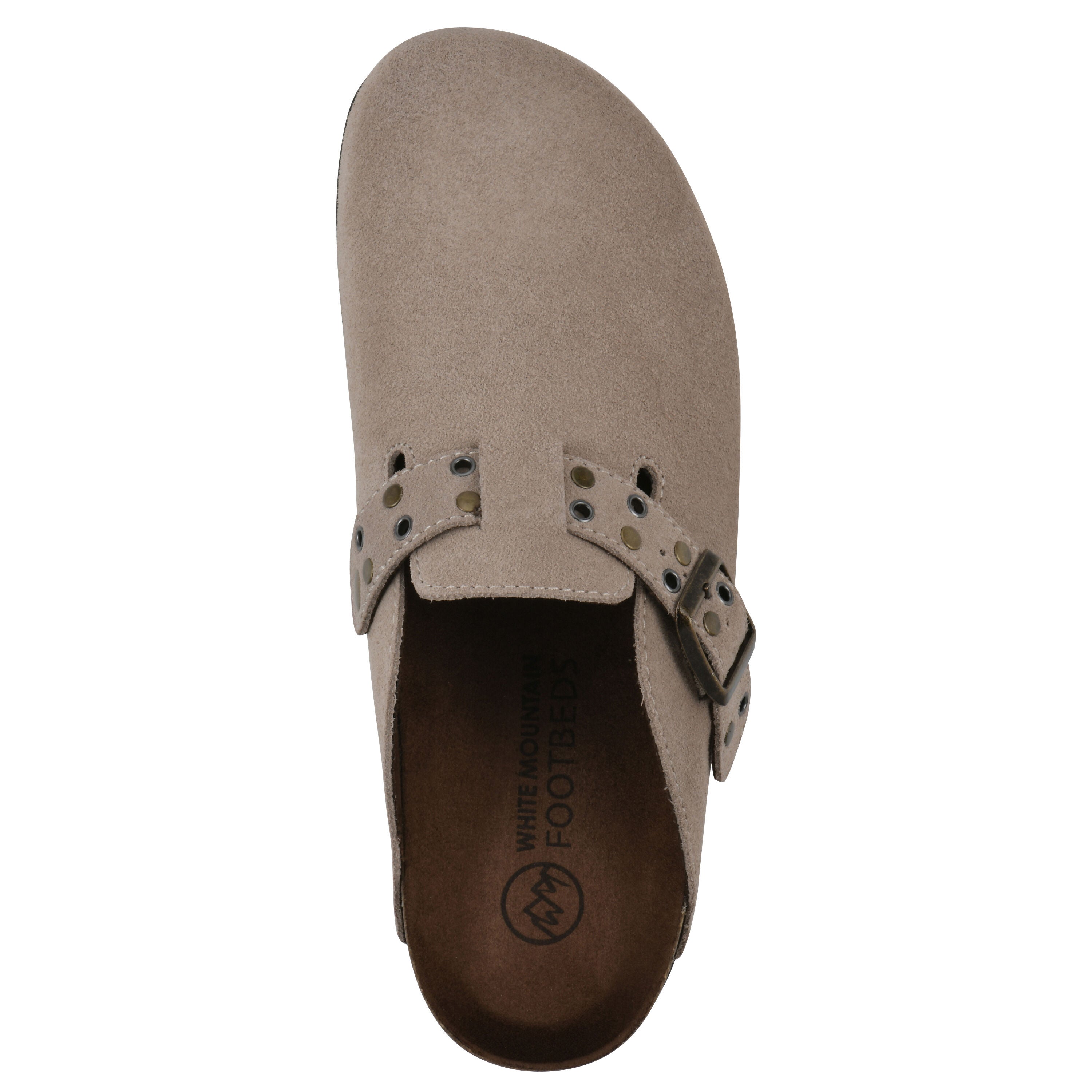 Benben Footbeds Clog, TAUPE SUEDE, alternate image number 4